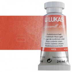Lukas - Lukas Aquarell 1862 Artist 24ml Sulu Boya 1072 Cadmium Red Light Seri 3