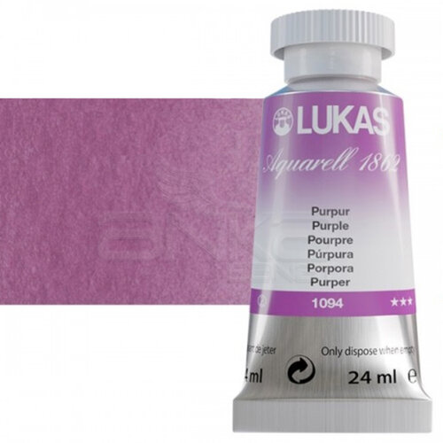 Lukas Aquarell 1862 Artist 24ml Sulu Boya 1094 Purple Seri 2 - 1094 Purple