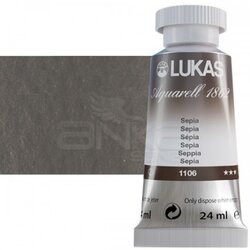 Lukas - Lukas Aquarell 1862 Artist 24ml Sulu Boya 1106 Sepia Seri 2
