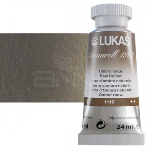 Lukas Aquarell 1862 Artist 24ml Sulu Boya 1110 Umbra Naturel Seri 2 - 1110 Umbra Naturel