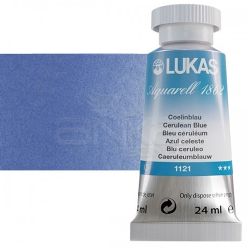 Lukas Aquarell 1862 Artist 24ml Sulu Boya 1121 Coelin Mavi Seri 3 - 1121 Coelin Mavi