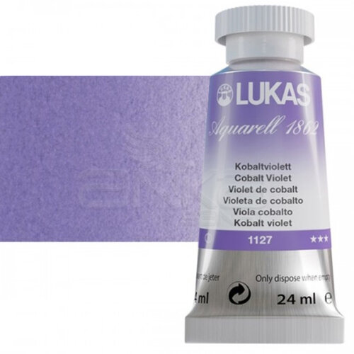 Lukas Aquarell 1862 Artist 24ml Sulu Boya 1127 Cobalt Violet Seri 3 - 1127 Cobalt Violet