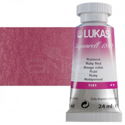 Lukas - Lukas Aquarell 1862 Artist 24ml Sulu Boya 1141 Ruby Red Seri 2