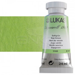 Lukas - Lukas Aquarell 1862 Artist 24ml Sulu Boya 1165 Safra Yeşili Seri 2