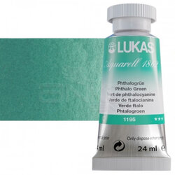 Lukas - Lukas Aquarell 1862 Artist 24ml Sulu Boya 1195 Phthalo Green Seri 2