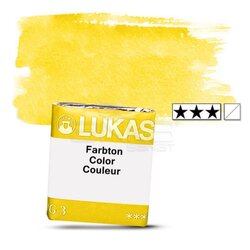 Lukas - Lukas Aquarell 1862 Artist Yarım Tablet Sulu Boya 1024 İndian Yellow Seri 2