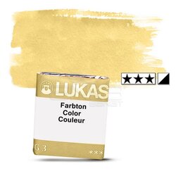 Lukas - Lukas Aquarell 1862 Artist Yarım Tablet Sulu Boya 1034 Naples Yellow Seri 2