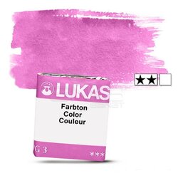 Lukas - Lukas Aquarell 1862 Artist Yarım Tablet Sulu Boya 1051 Magenta Seri 2