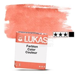 Lukas - Lukas Aquarell 1862 Artist Yarım Tablet Sulu Boya 1072 Cadmium Red Light Seri 3