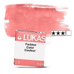 Lukas - Lukas Aquarell 1862 Artist Yarım Tablet Sulu Boya 1097 Permanent Red Seri 2