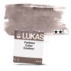 Lukas - Lukas Aquarell 1862 Artist Yarım Tablet Sulu Boya 1111 Burnt Umber Seri 2