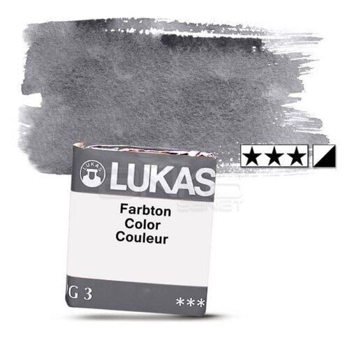 Lukas Aquarell 1862 Artist Yarım Tablet Sulu Boya 1186 Neutral Tint Seri 2 - 1186 Neutral Tint