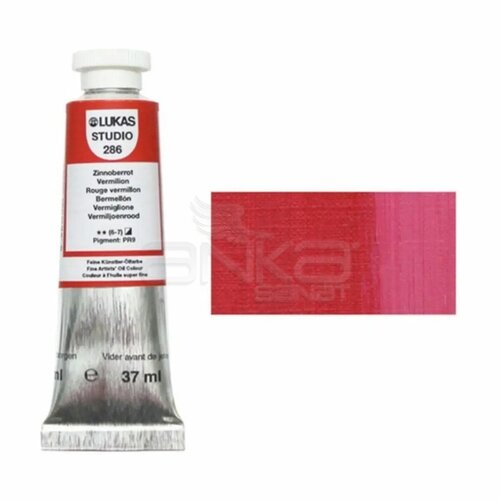 Lukas Studio 37ml Yağlı Boya No:0261 Karmin Kırmızı - 0261 Karmin Kırmızı