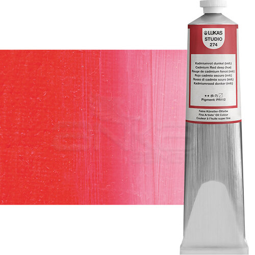 Lukas Studio Yağlı Boya 200ml 274 Cadmium Red Deep - 274 Cadmium Red Deep