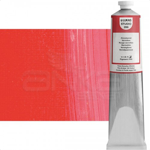 Lukas Studio Yağlı Boya 200ml 286 Vermilion - 286 Cinnabar Red Deep