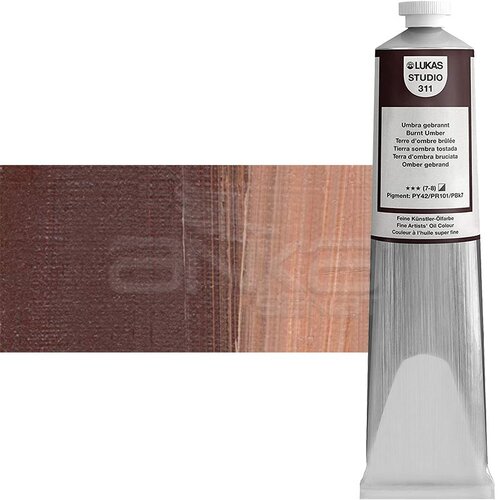Lukas Studio Yağlı Boya 200ml 311 Burnt Umber - 311 Burnt Umber