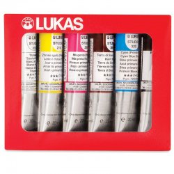 Lukas - Lukas Studio Yağlı Boya Seti Assortment Box 6x20ml 6482
