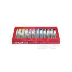 Lukas - Lukas Su Bazlı Linol Baskı Boyası Kutulu Takım 12li 20ml