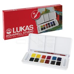 Lukas - Lukas Sulu Boya Takımı Tablet 12 Renk Defterli (1)