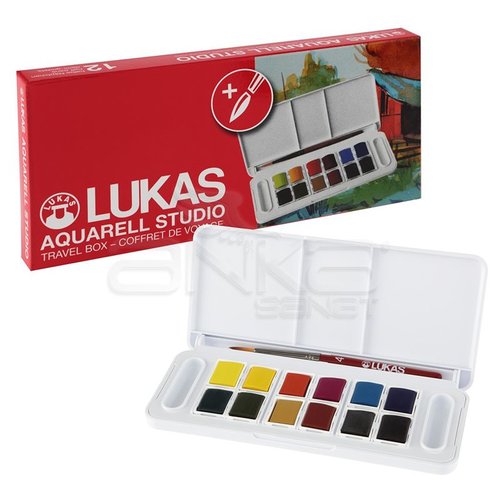 Lukas Sulu Boya Takımı Tablet 12 Renk