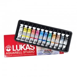 Lukas - Lukas Sulu Boya Takımı Tüp 12 Renk 10ml 6104