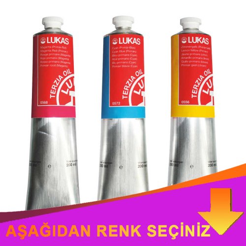 Lukas Terzia Yağlı Boya 200ml Mavi Tonlar