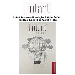 Lutart - Lutart Academie Drawingbook Çizim Defteri 18x26cm LA-6813 90 Yaprak / 100g