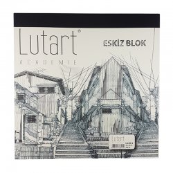Lutart Academie Eskiz Blok 25x25cm LA-6912 300 Yaprak - Thumbnail