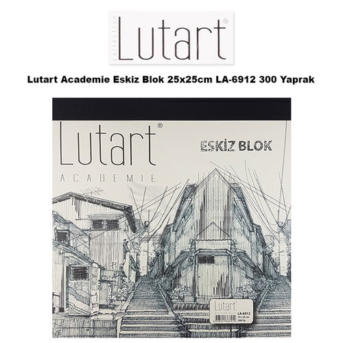 Lutart Academie Eskiz Blok 25x25cm LA-6912 300 Yaprak