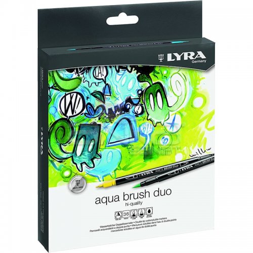 Lyra Aqua Brush Duo Fırça Uçlu Kalem 36lı Set