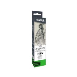 Lyra - Lyra Thin Charcoal Doğal Füzen 3-4 mm 15li