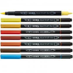 Lyra - Lyra Duo Brush Pen Markör Set 1