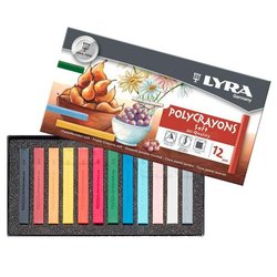 Lyra Polycrayons Toz Pastel Boya 12 Renk 5651120 - Thumbnail