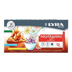 Lyra Polycrayons Toz Pastel Boya 12 Renk 5651120 - Thumbnail