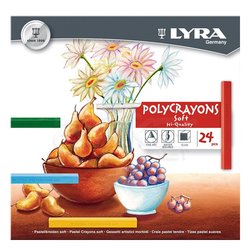 Lyra Polycrayons Toz Pastel Boya 24 Renk 5651240 - Thumbnail