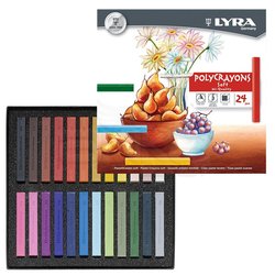 Lyra Polycrayons Toz Pastel Boya 24 Renk 5651240 - Thumbnail