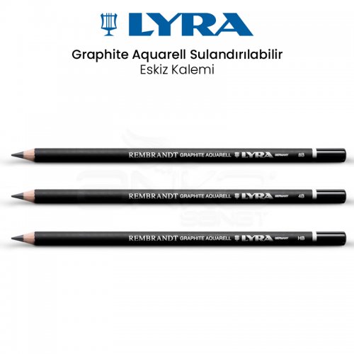 Lyra Rembrandt Graphite Aquarell Sulandırılabilir Eskiz Kalemi