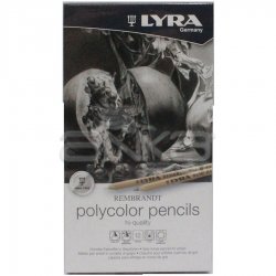 Lyra Rembrandt Polycolor Kuru Boya Kalemi 12li Set Gri Tonlar - Thumbnail