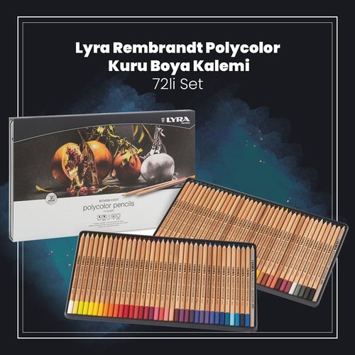 Lyra Rembrandt Polycolor Kuru Boya Kalemi 72li Set