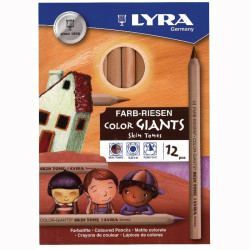 Lyra - Lyra Skin Tones Çizim Kalemi Seti 12 Renk