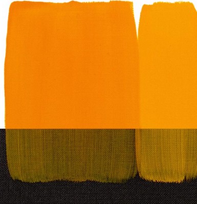 Maimeri Acrilico Akrilik Boya 114 Permanent Yellow Deep 200ml - 114 Permanent Yellow Deep