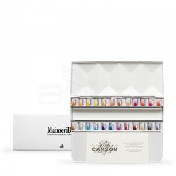 Maimeri - Maimeri Blu Artist Watercolour Yarım Tablet 24lü Set