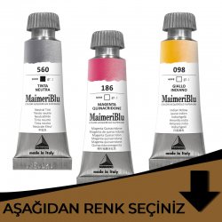 Maimeri - Maimeri Blu Tüp Sulu Boya 12 ml Kahverengi Tonlar