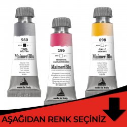 Maimeri - Maimeri Blu Tüp Sulu Boya 12 ml Kırmızı Tonlar