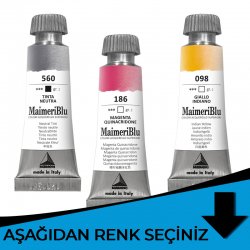 Maimeri - Maimeri Blu Tüp Sulu Boya 12 ml Mavi Tonlar