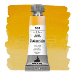 Maimeri - Maimeri Blu Tüp Sulu Boya 12 ml S1 No:098 Indian Yellow