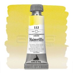 Maimeri - Maimeri Blu Tüp Sulu Boya 12 ml S1 No:112 Permanent Yellow Lemon