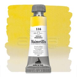 Maimeri - Maimeri Blu Tüp Sulu Boya 12 ml S1 No:116 Primary Yellow