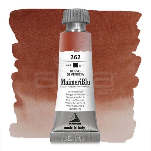 Maimeri Blu Tüp Sulu Boya 12 ml S1 No:262 Venetian Red - 262 Venetian Red