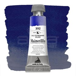 Maimeri - Maimeri Blu Tüp Sulu Boya 12 ml S1 No:392 Ultramarine Deep
